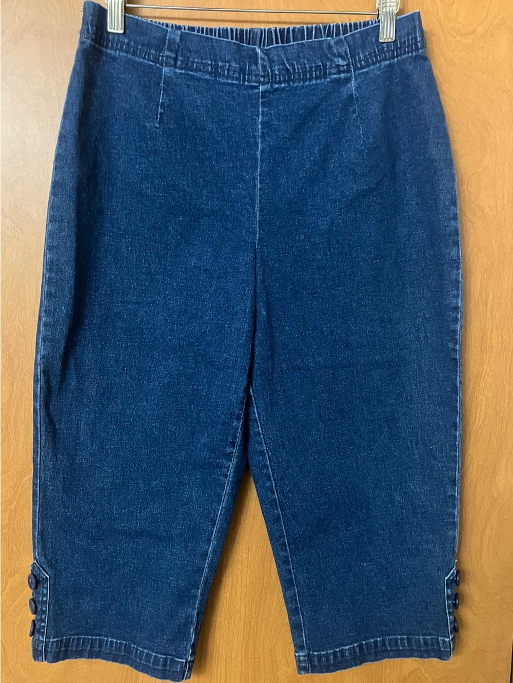 Croft & Barrow Women's Petite Stretch Pull On Elastic Waist Capri Pant Size 12P
